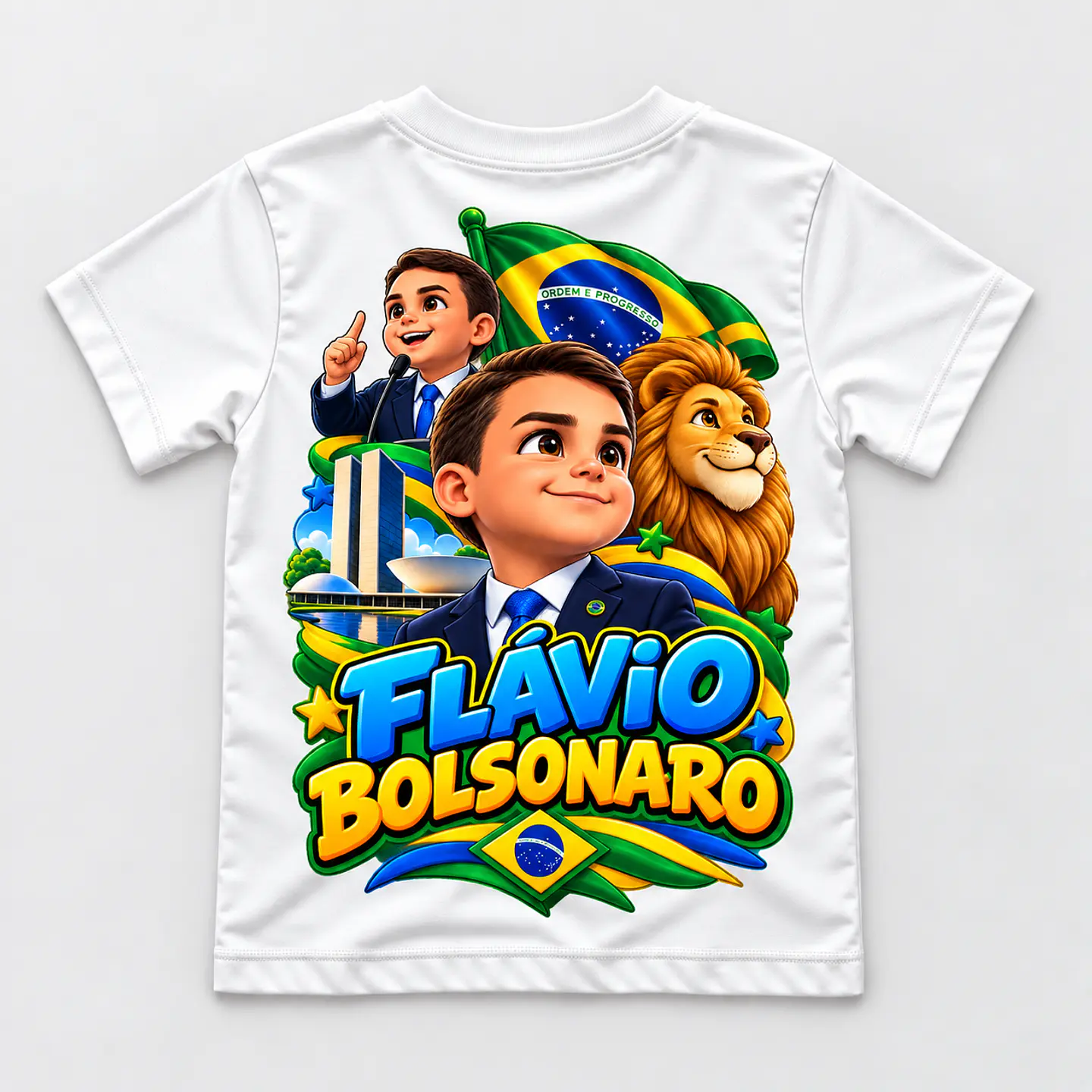ESTAMPAS POLÍTICAS PARA CAMISETAS INFANTIS 2026 10