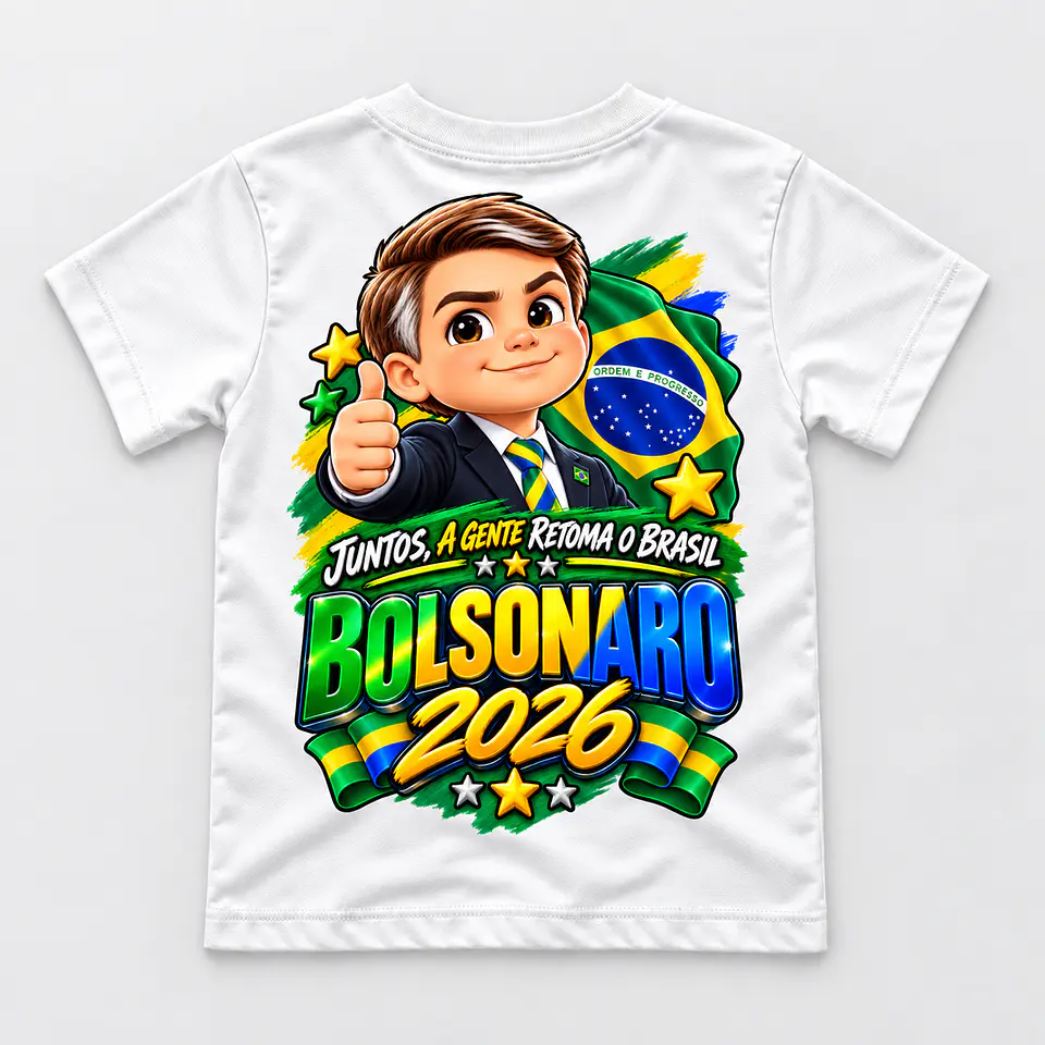 ESTAMPAS POLÍTICAS PARA CAMISETAS INFANTIS 2026 11