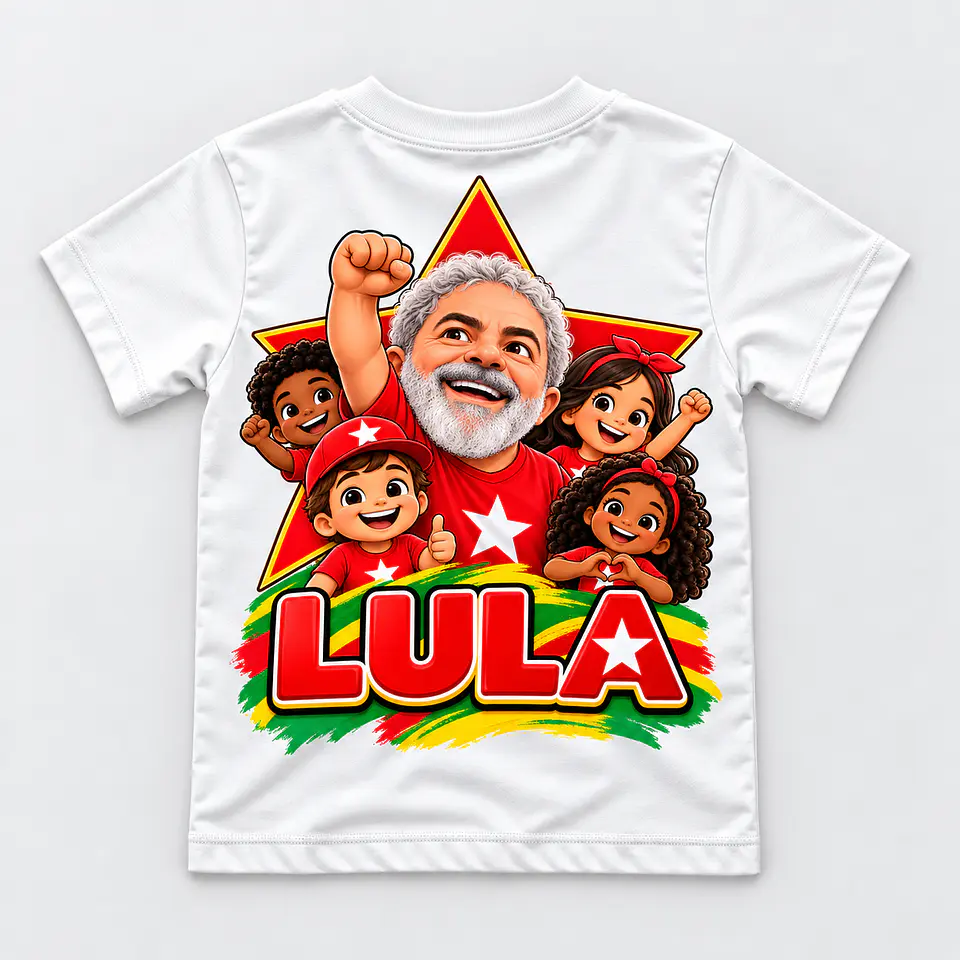 ESTAMPAS POLÍTICAS PARA CAMISETAS INFANTIS 2026 12