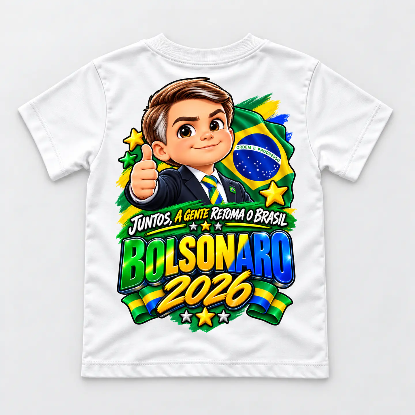 ESTAMPAS POLÍTICAS PARA CAMISETAS INFANTIS 2026 15