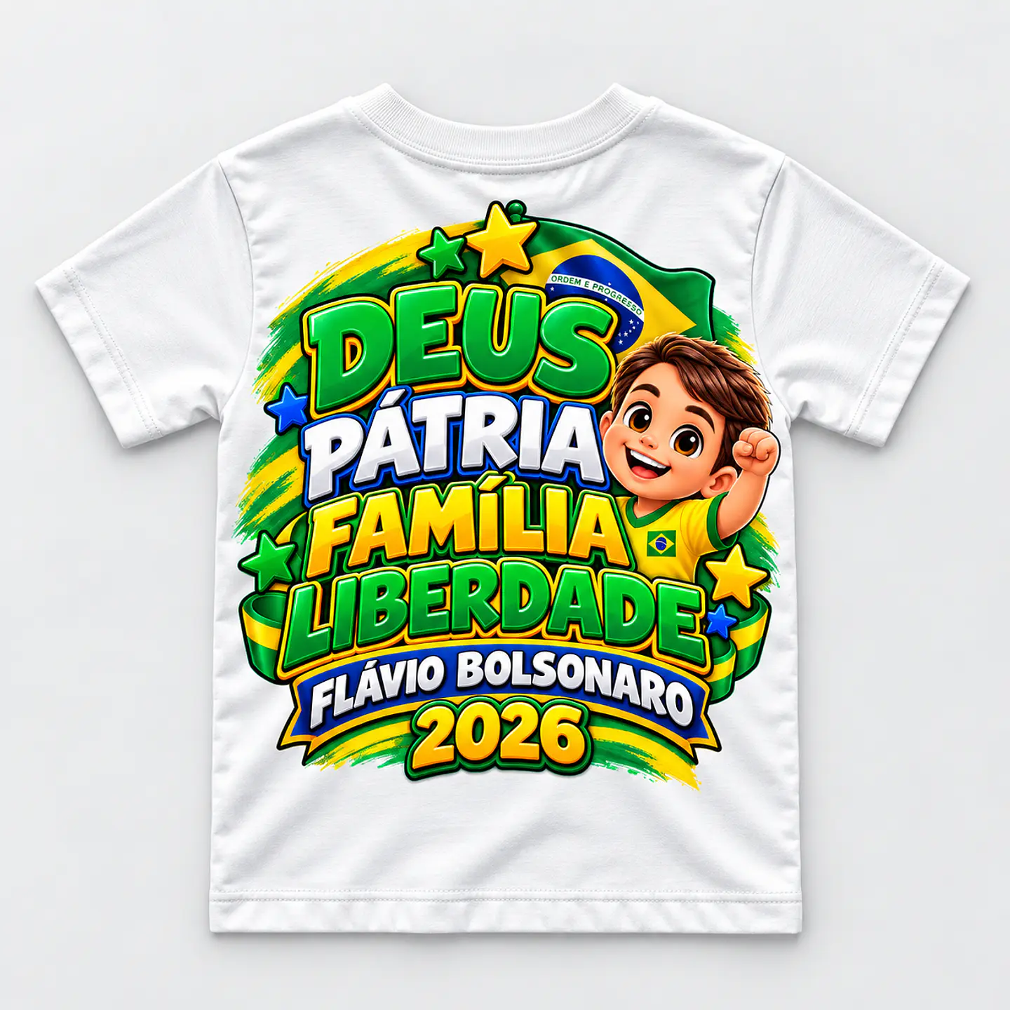 ESTAMPAS POLÍTICAS PARA CAMISETAS INFANTIS 2026 18