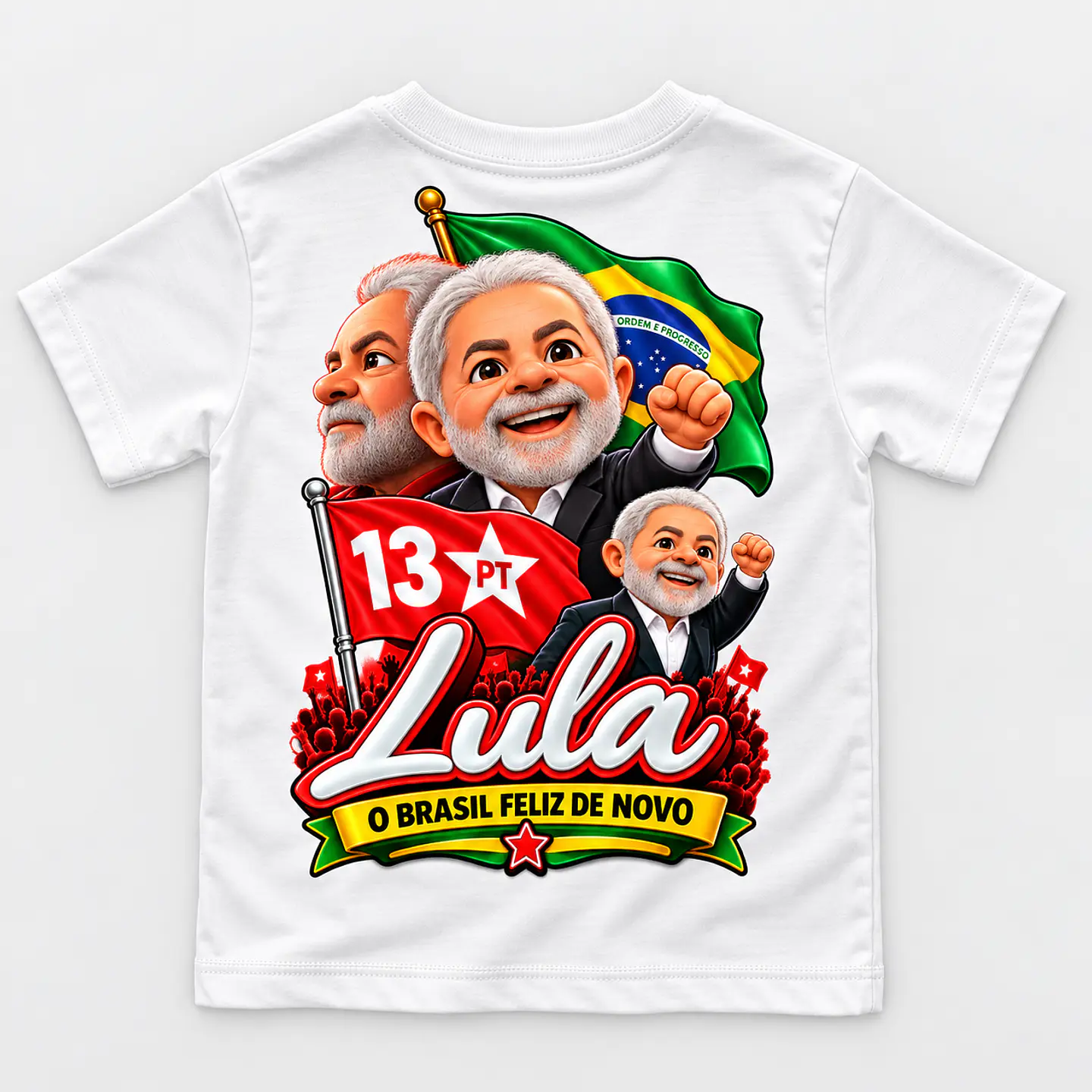 ESTAMPAS POLÍTICAS PARA CAMISETAS INFANTIS 2026 19