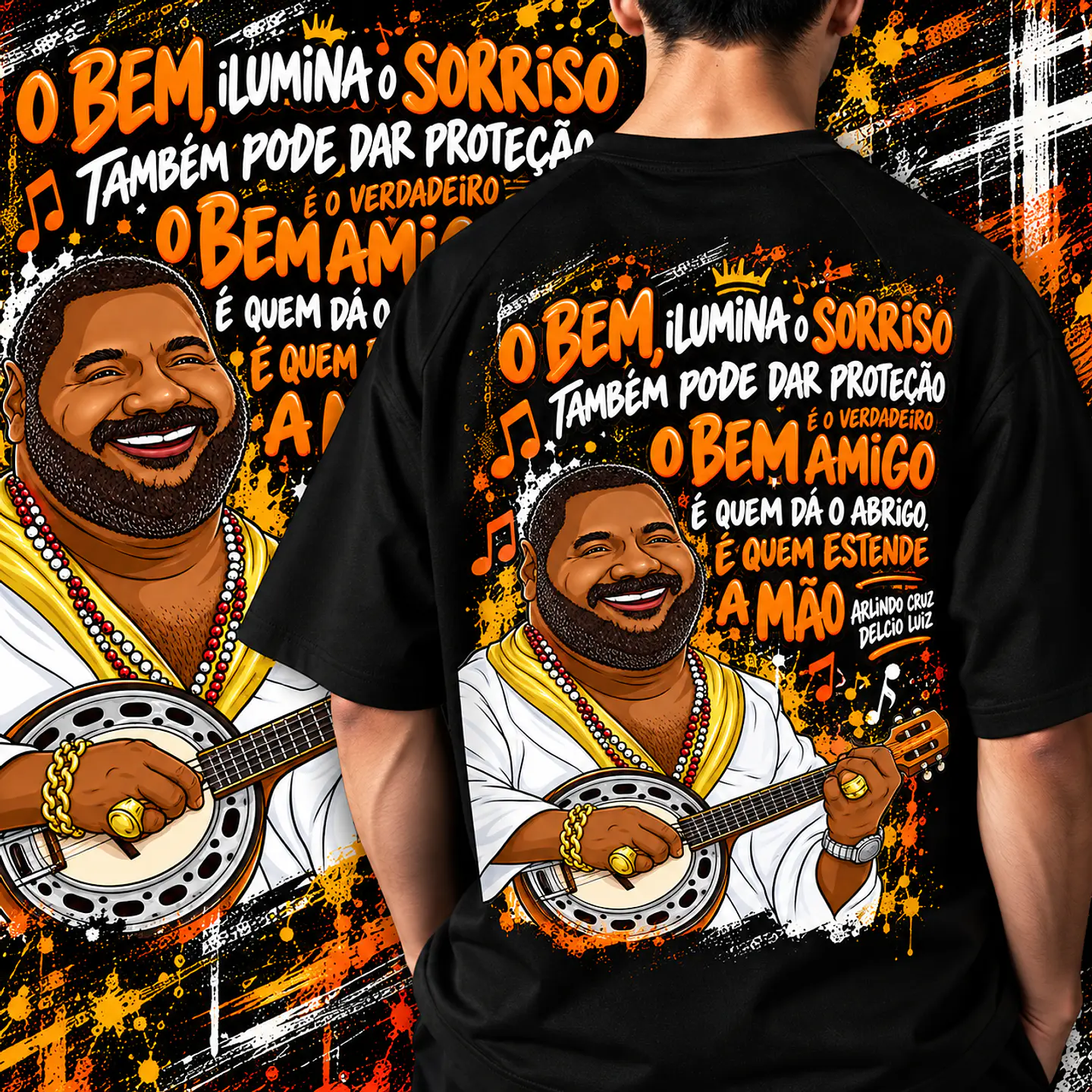 Pack Lendas da Música Nacional Artes PNG para Camisetas | DTF, Sublimação 2