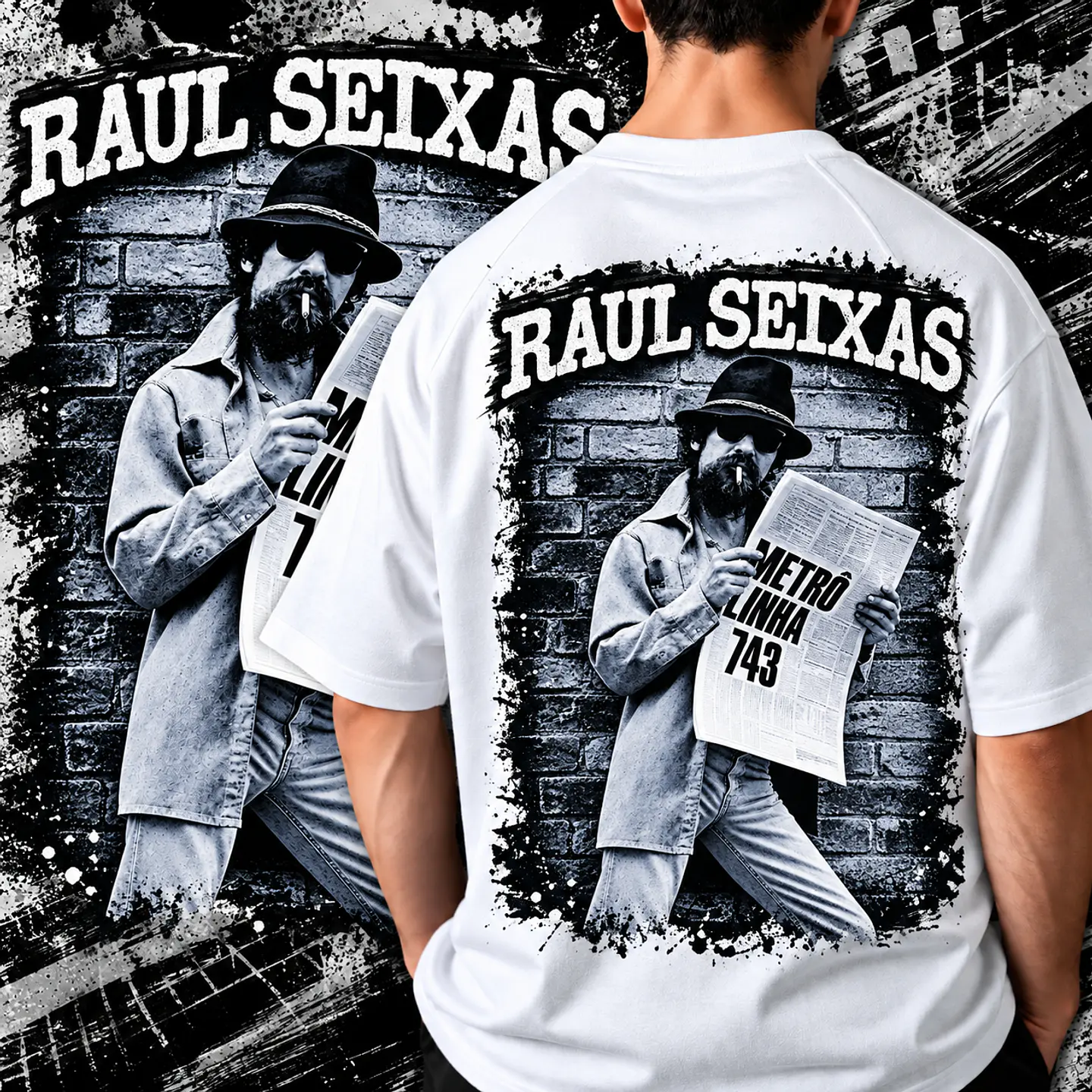 Pack Lendas da Música Nacional Artes PNG para Camisetas | DTF, Sublimação 16