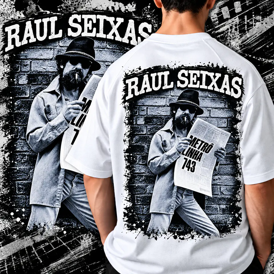Pack Lendas da Música Nacional Artes PNG para Camisetas | DTF, Sublimação 16