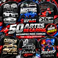 Pack + de 50 artes Automóvel  para Camisetas  | DTF, Sublimação e Silk  - Thumbnail 1