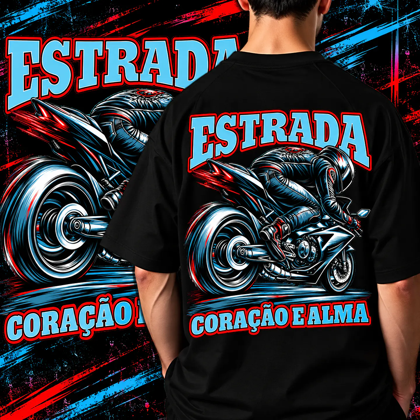 Pack + de 50 artes Motos  para Camisetas  | DTF, Sublimação  11