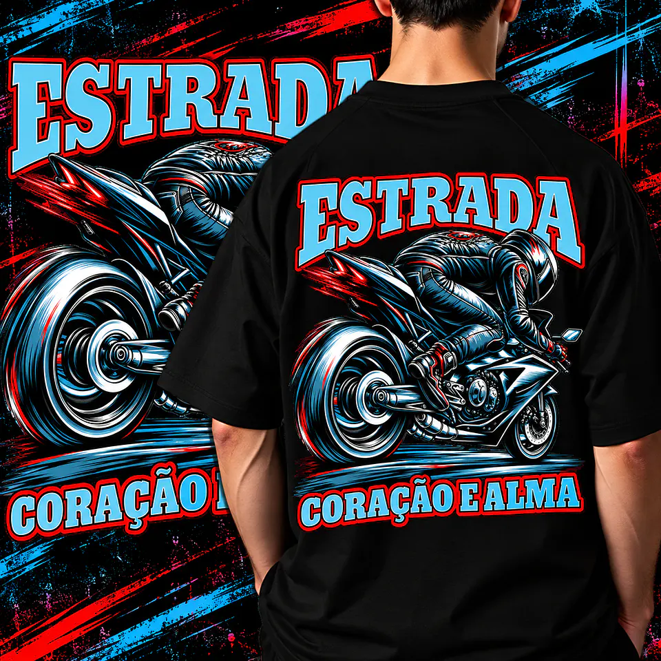 Pack + de 50 artes Motos  para Camisetas  | DTF, Sublimação  11
