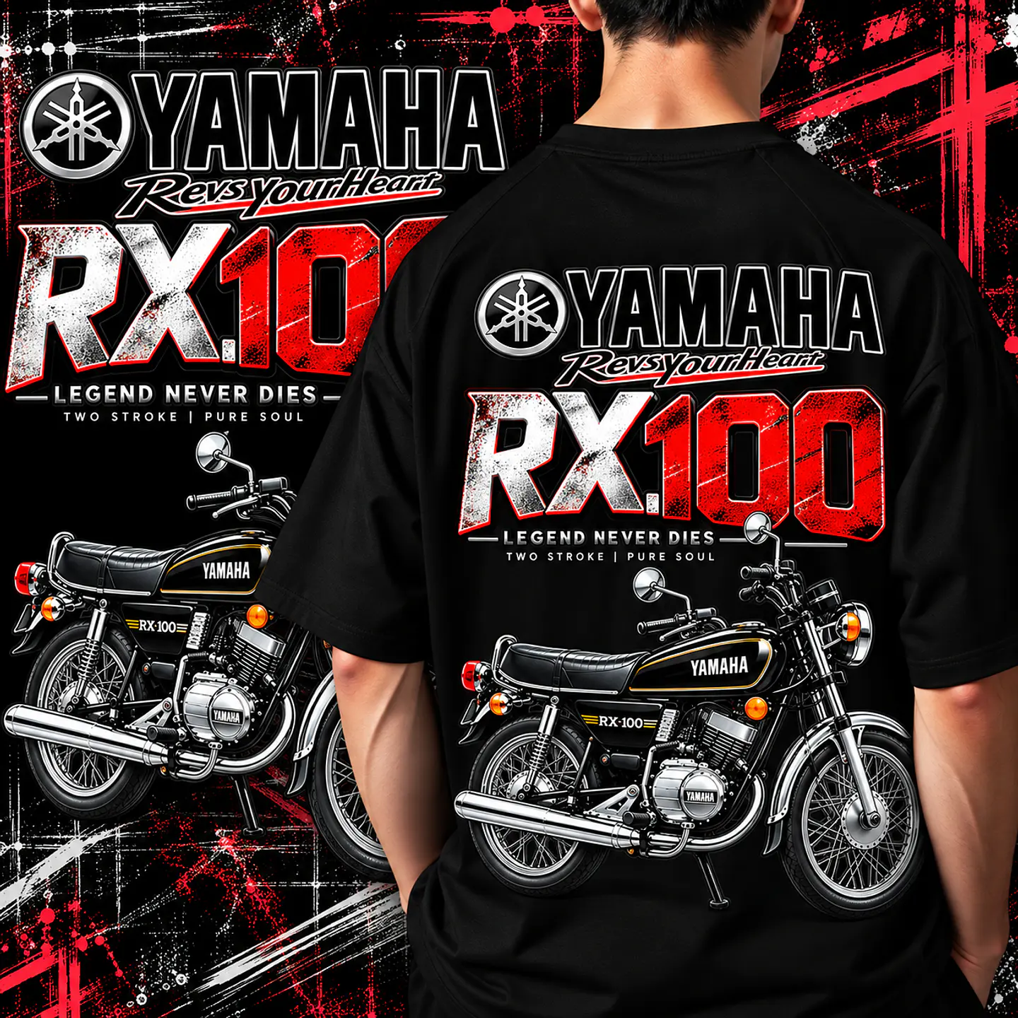 Pack + de 50 artes Motos  para Camisetas  | DTF, Sublimação  4