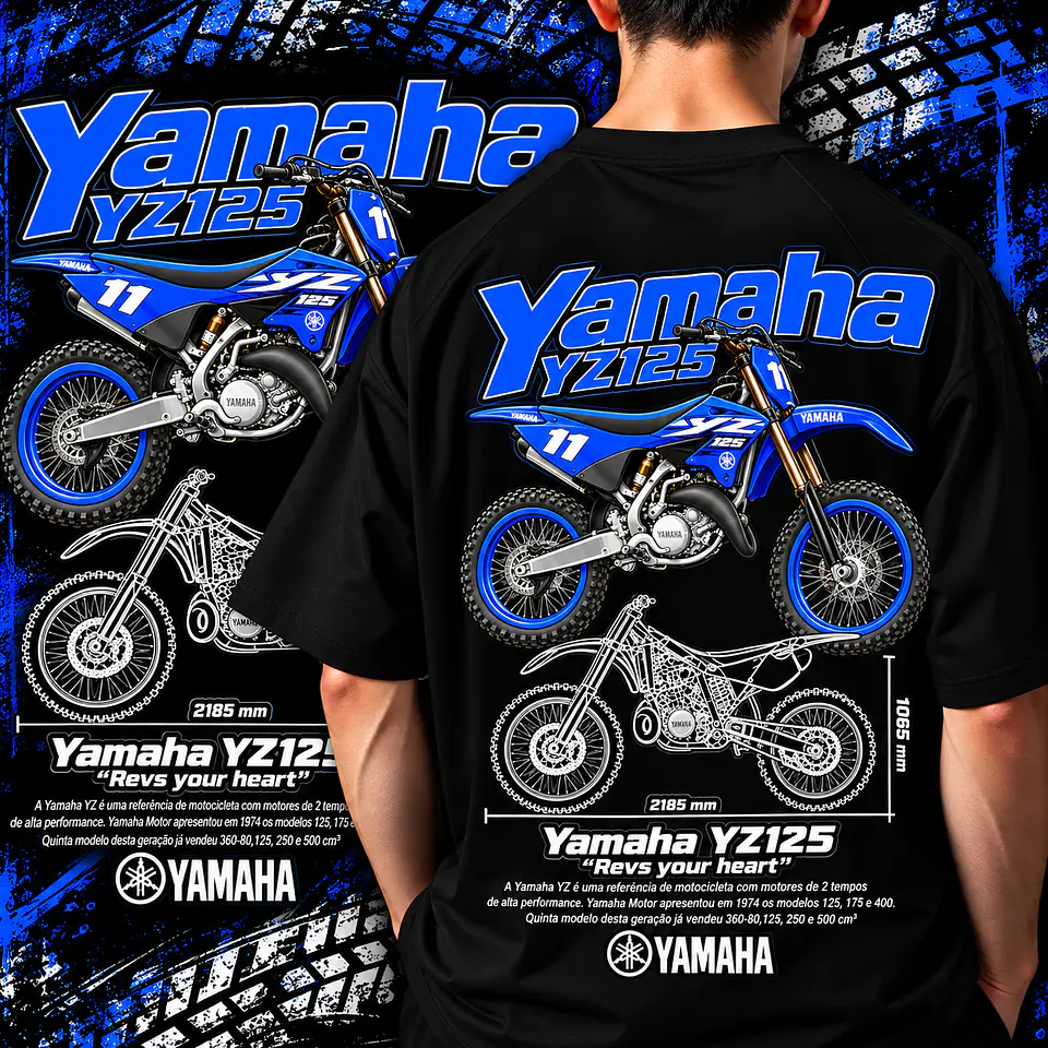 Pack + de 50 artes Motos  para Camisetas  | DTF, Sublimação  10