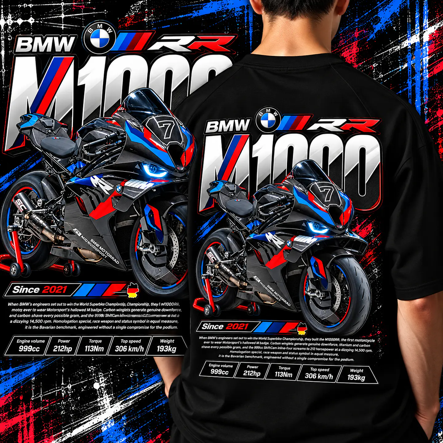 Pack + de 50 artes Motos  para Camisetas  | DTF, Sublimação  3