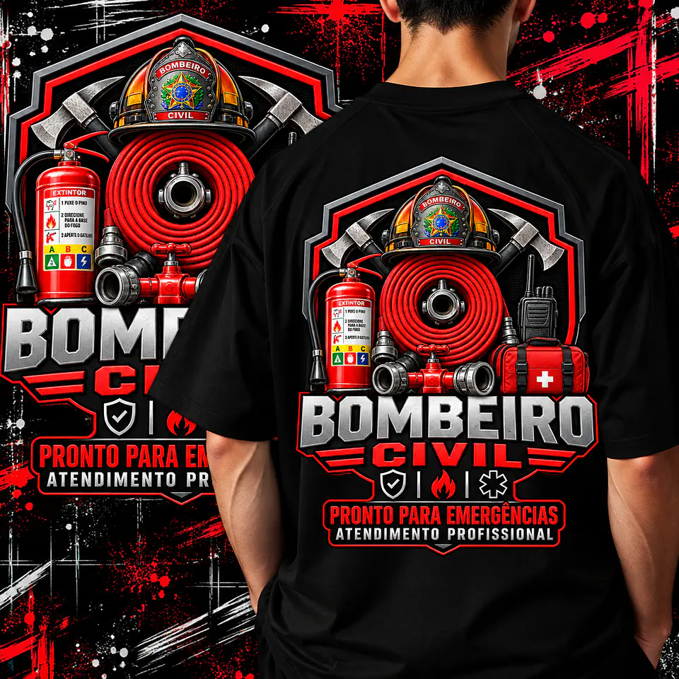 +50 Artes Profissões PNG para Camisetas | DTF, Sublimação e Silk   13