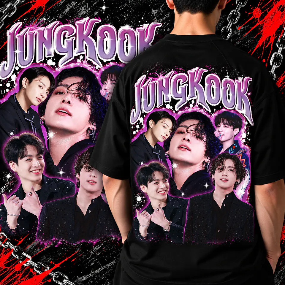 +120 Artes K-POP PNG para Camisetas | DTF, Sublimação e Silk   3