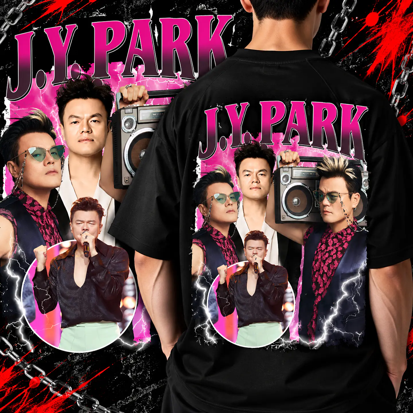 +120 Artes K-POP PNG para Camisetas | DTF, Sublimação e Silk   4