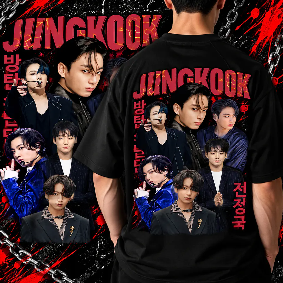 +120 Artes K-POP PNG para Camisetas | DTF, Sublimação e Silk   5