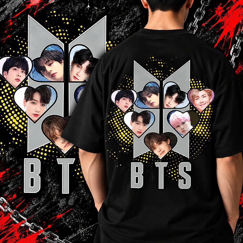 +120 Artes K-POP PNG para Camisetas | DTF, Sublimação e Silk   7