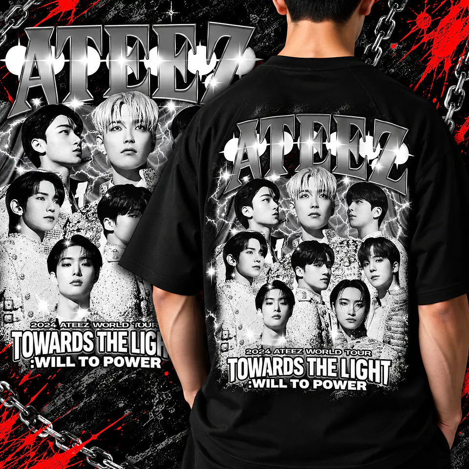+120 Artes K-POP PNG para Camisetas | DTF, Sublimação e Silk   12