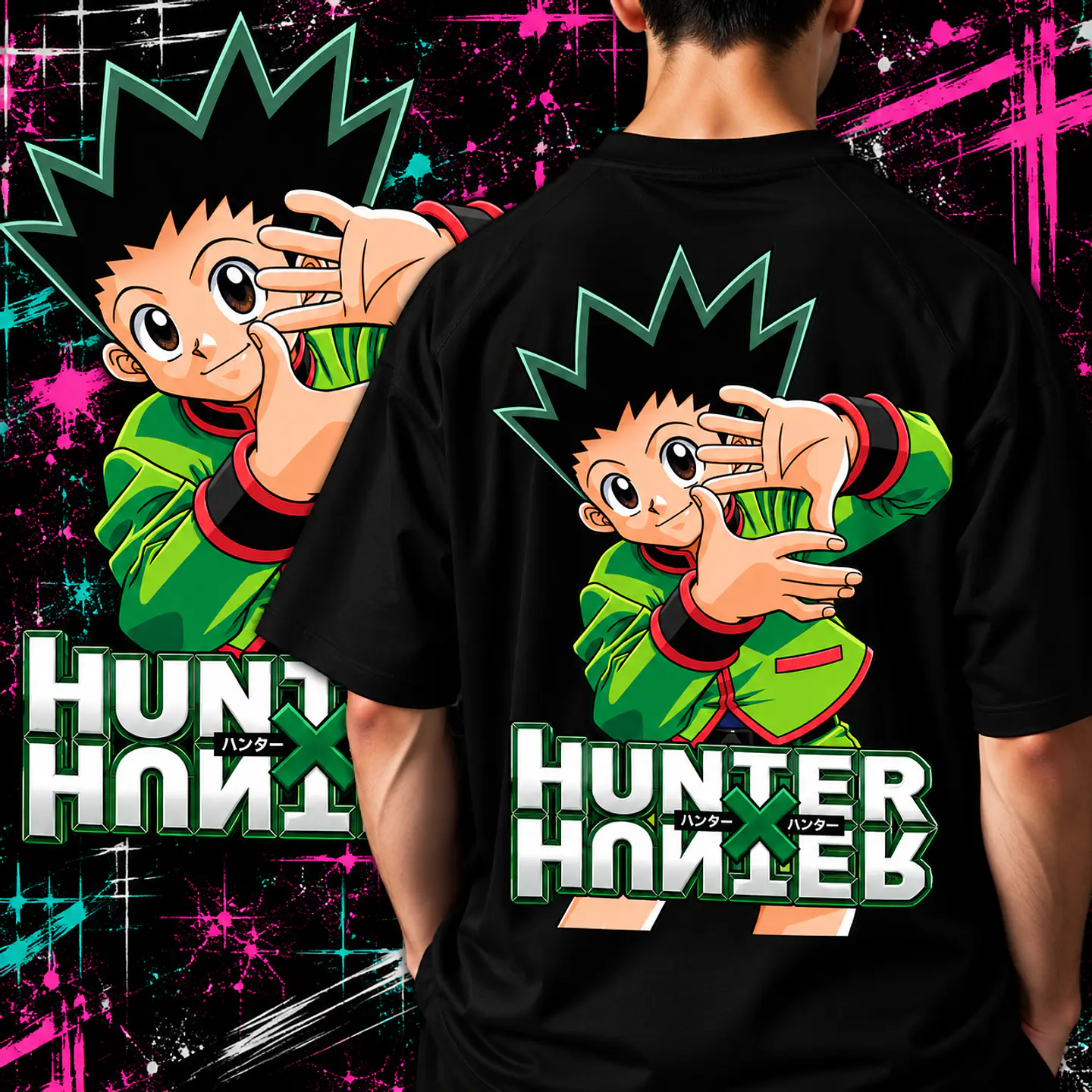 Pack +50 Artes Hunter x Hunter PNG para Camisetas | DTF, Sublimação 1