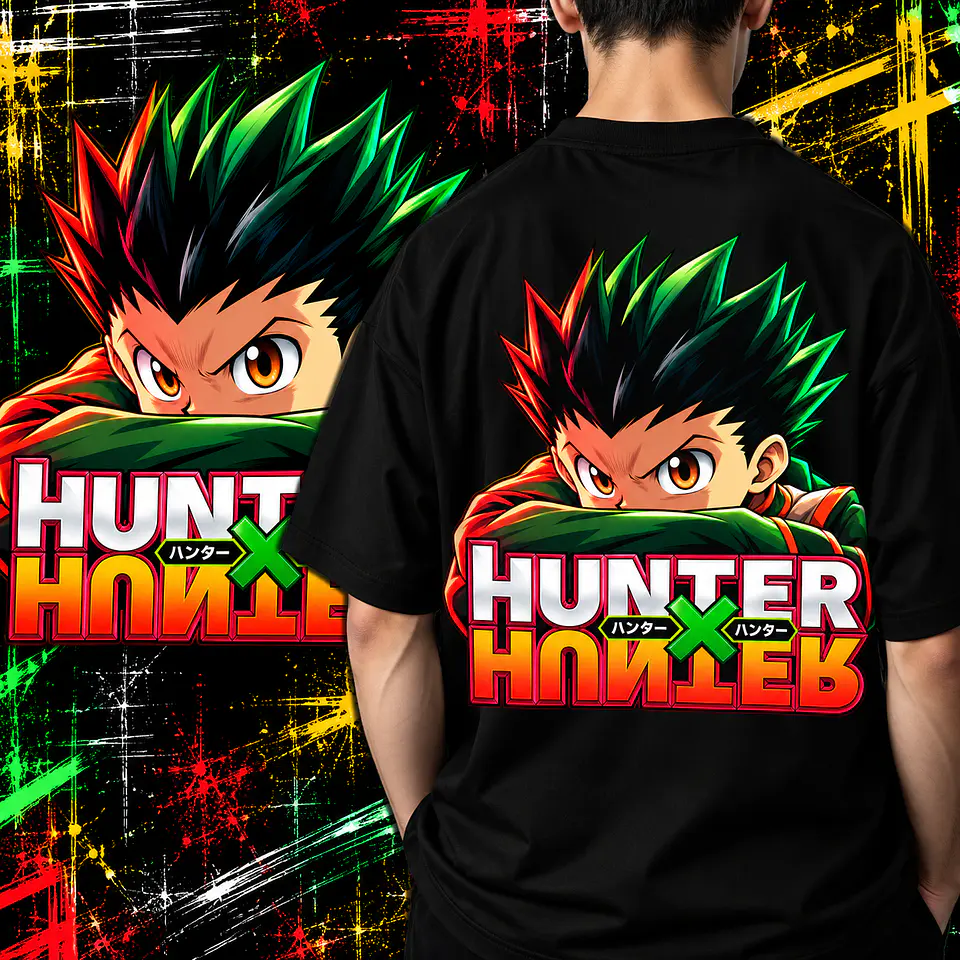 Pack +50 Artes Hunter x Hunter PNG para Camisetas | DTF, Sublimação 3