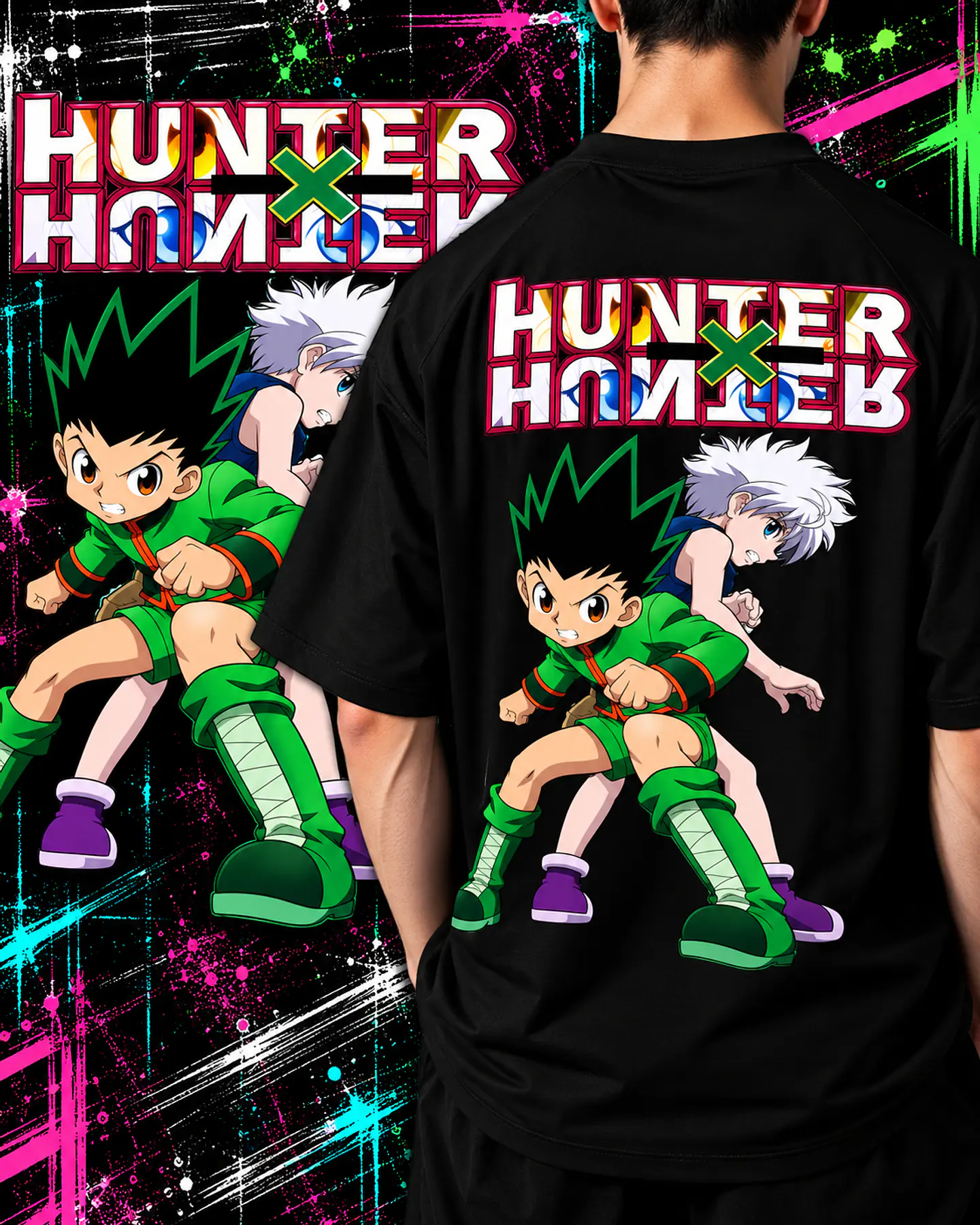 Pack +50 Artes Hunter x Hunter PNG para Camisetas | DTF, Sublimação 5