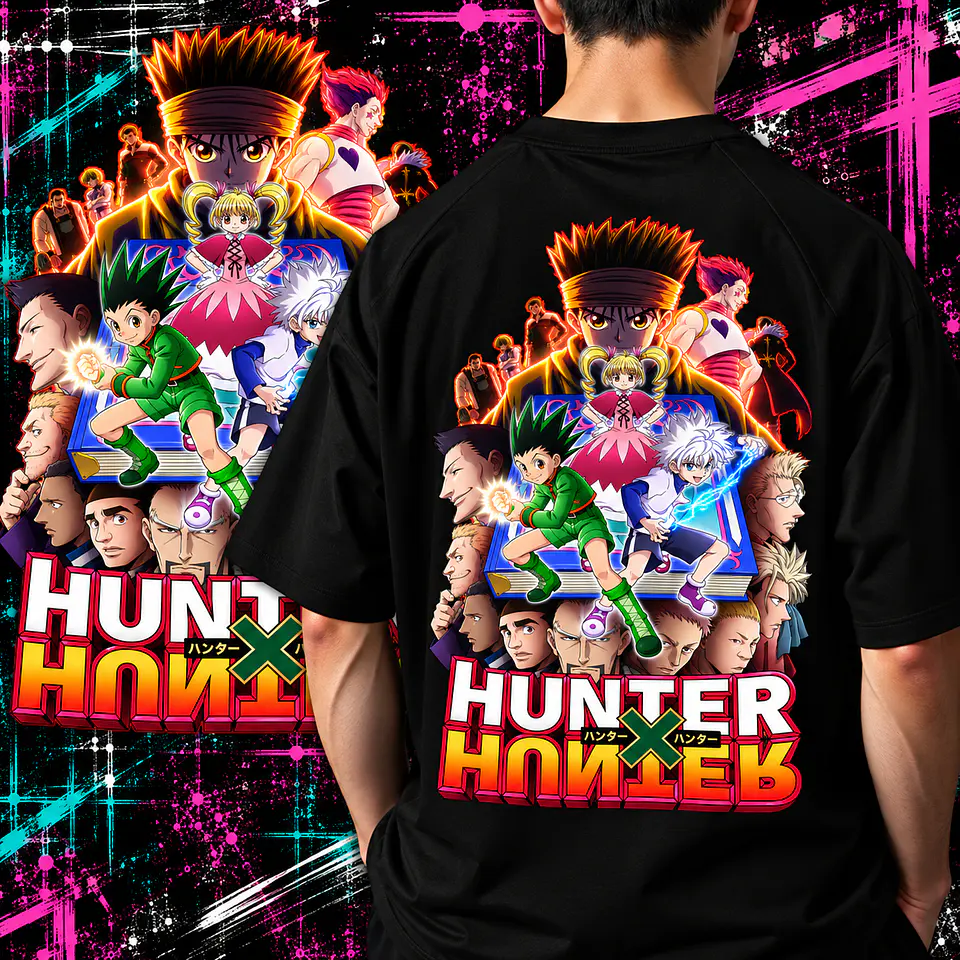 Pack +50 Artes Hunter x Hunter PNG para Camisetas | DTF, Sublimação 7