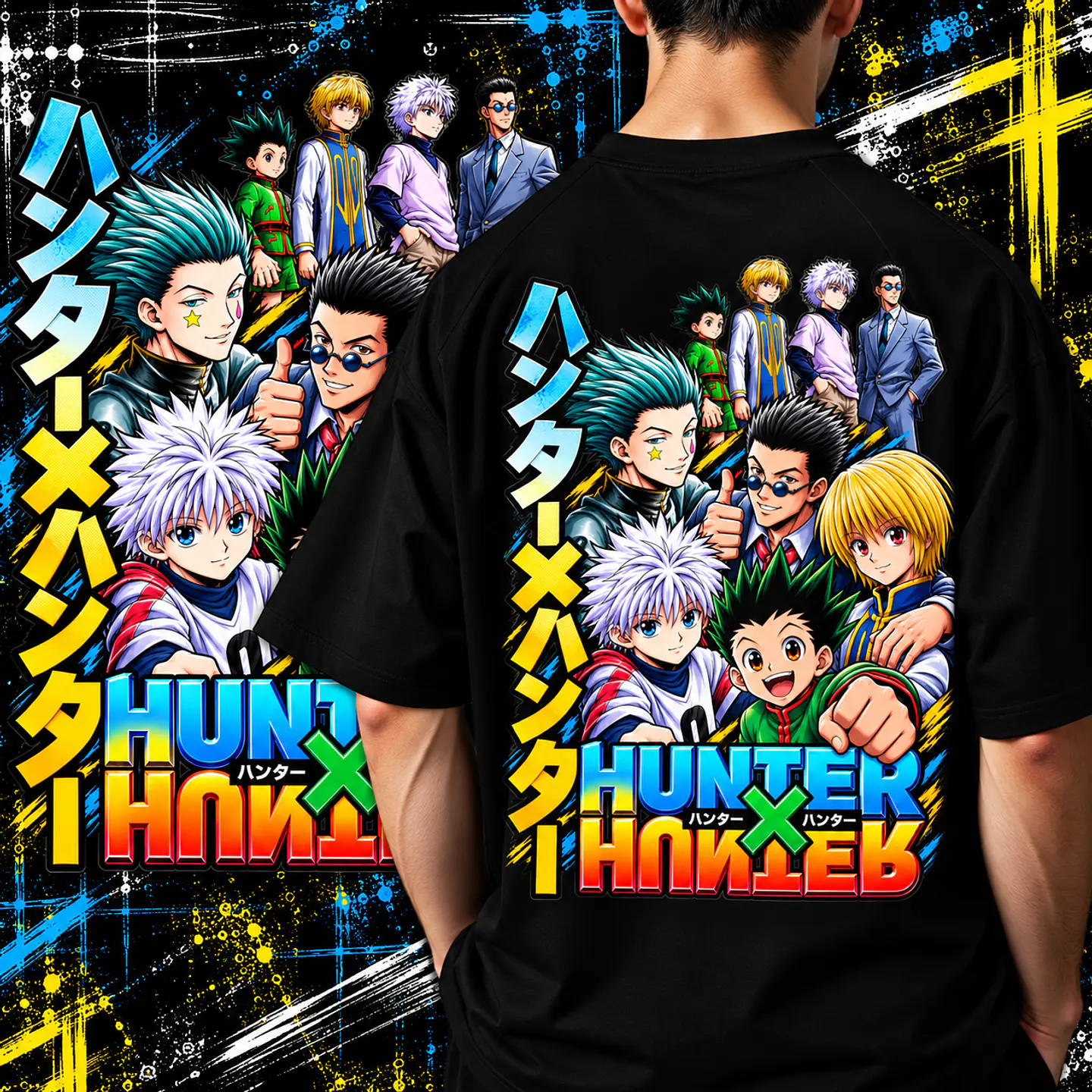 Pack +50 Artes Hunter x Hunter PNG para Camisetas | DTF, Sublimação 8