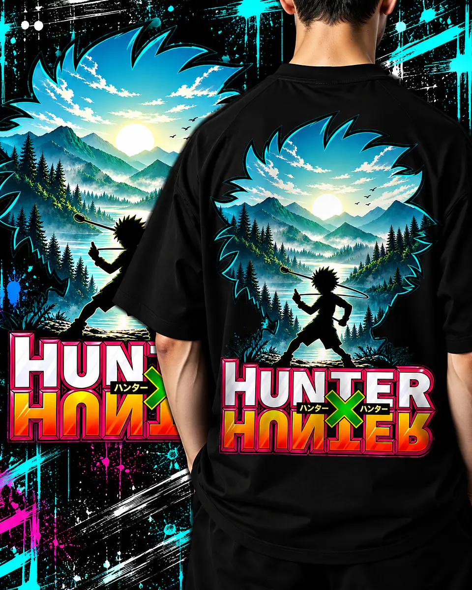 Pack +50 Artes Hunter x Hunter PNG para Camisetas | DTF, Sublimação 13