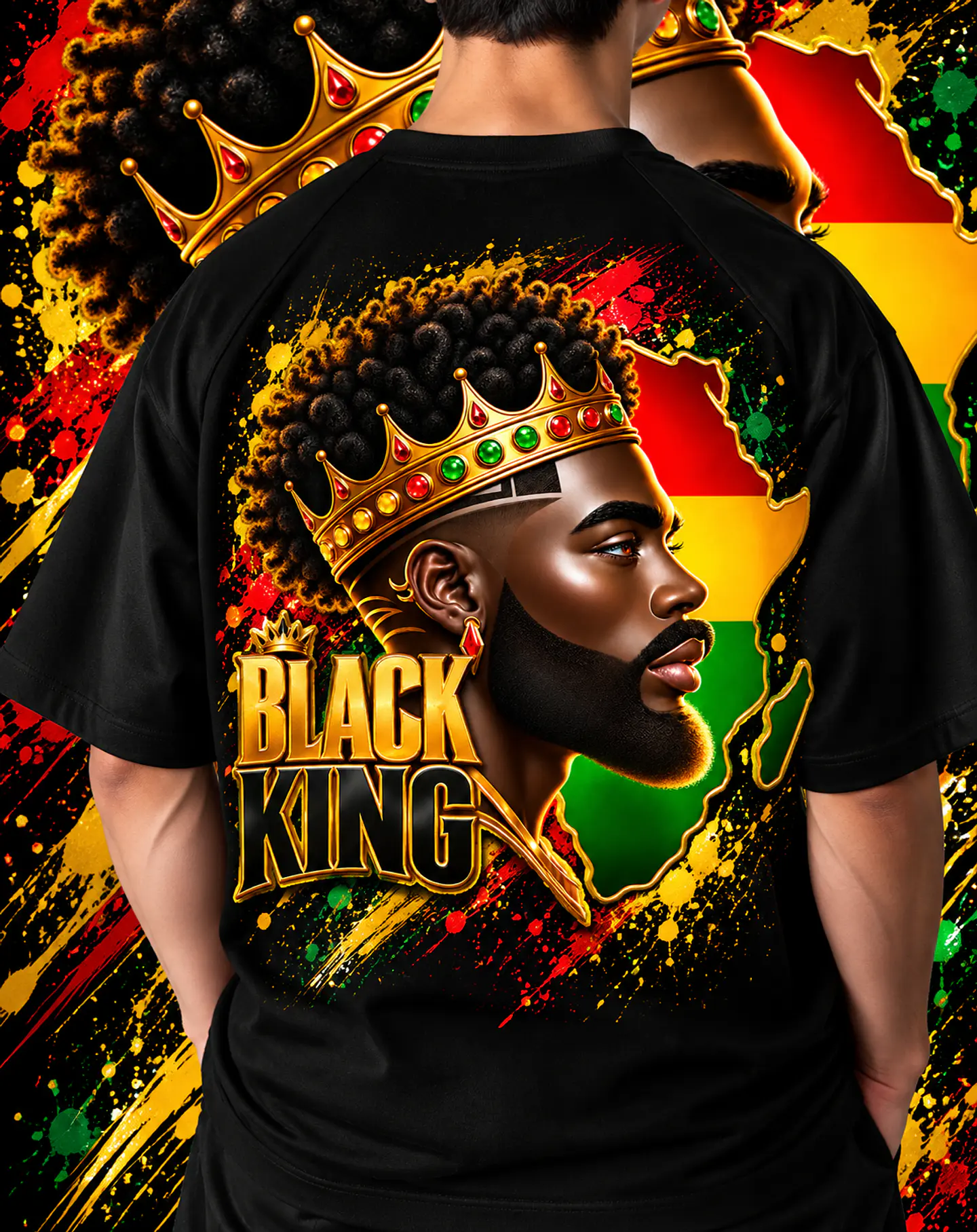 Pack + de 50 artes Consciência Negra em PNG para Camisetas  | DTF, Sublimação e Silk 5