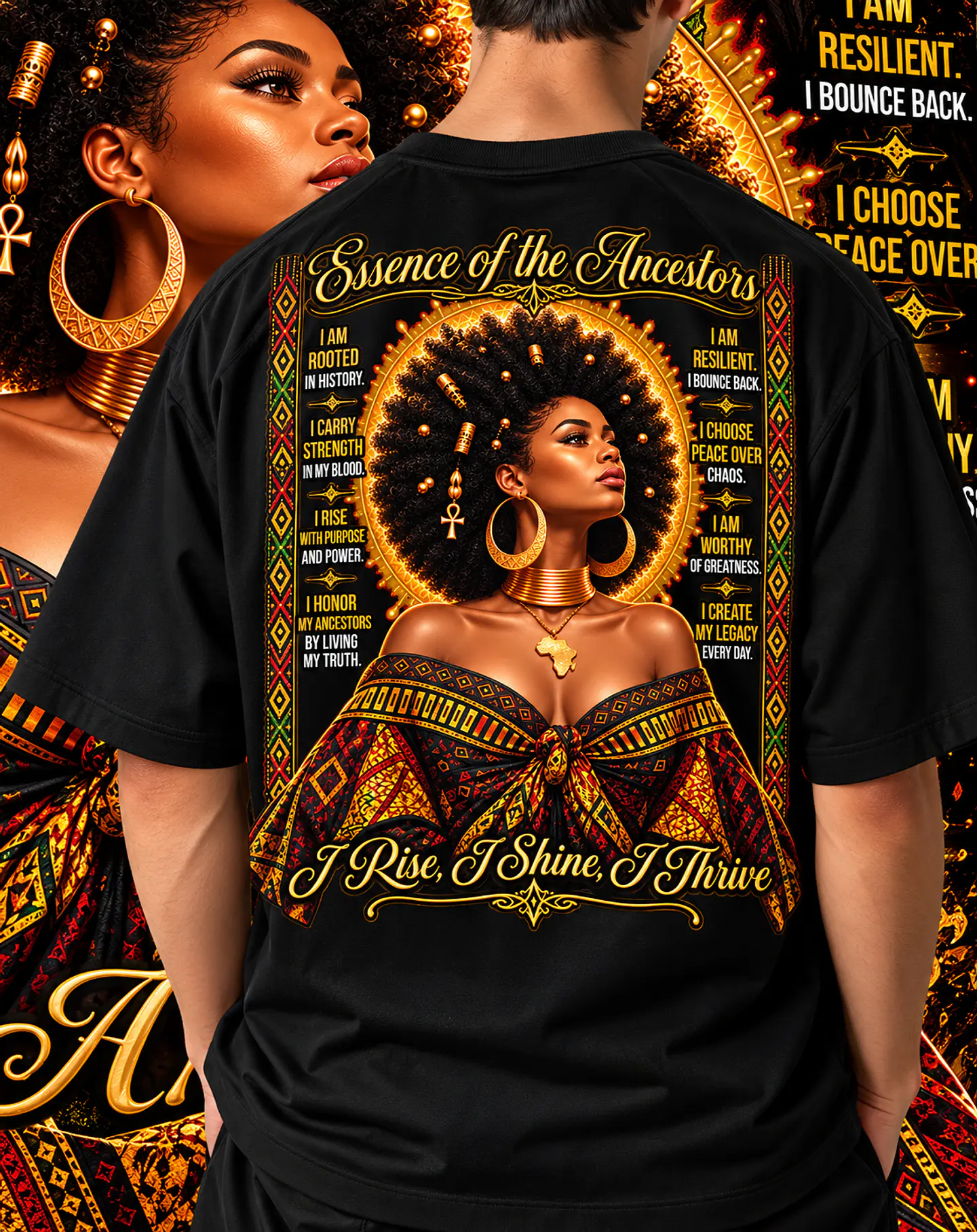 Pack + de 50 artes Consciência Negra em PNG para Camisetas  | DTF, Sublimação e Silk 13