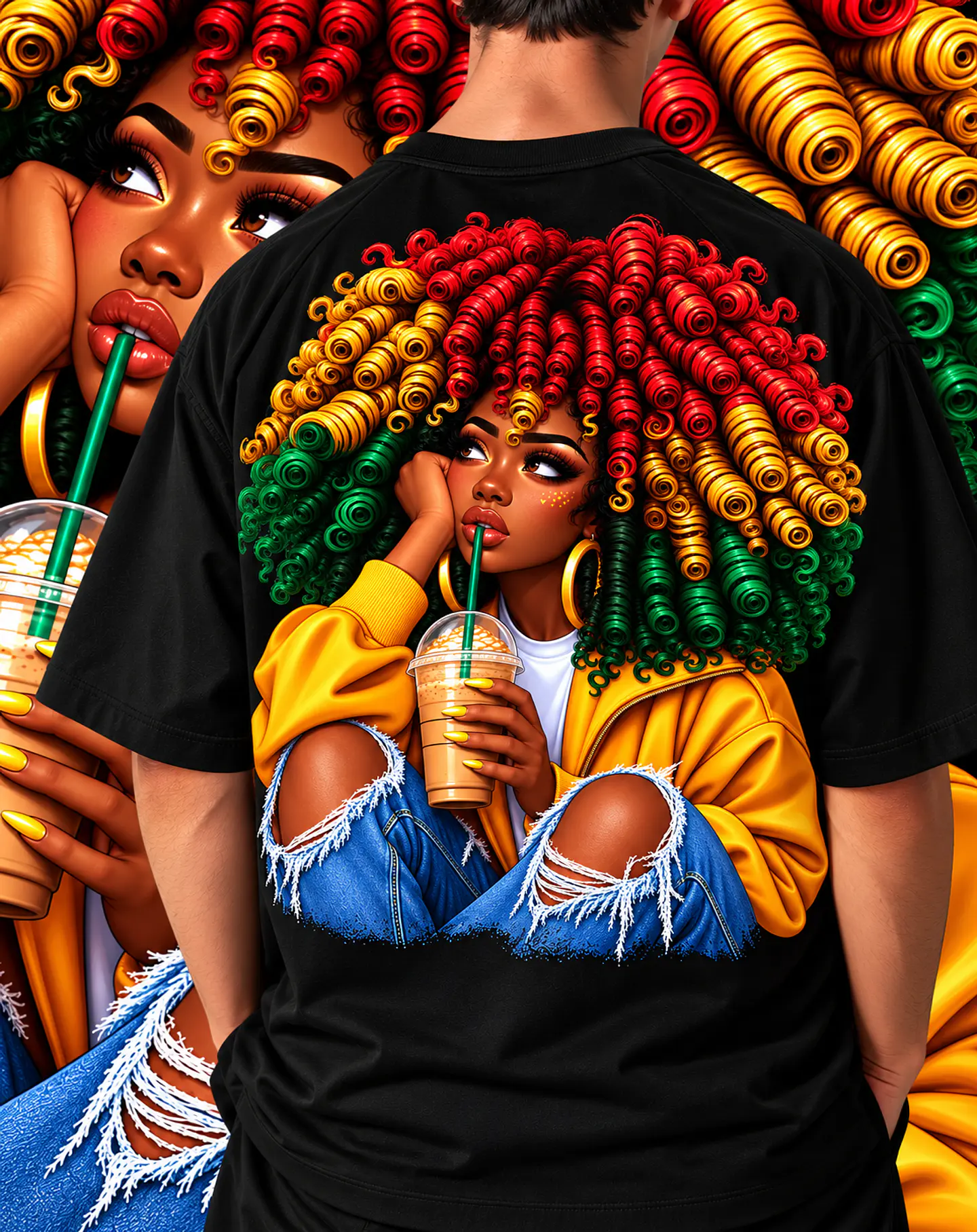 Pack + de 50 artes Consciência Negra em PNG para Camisetas  | DTF, Sublimação e Silk 14