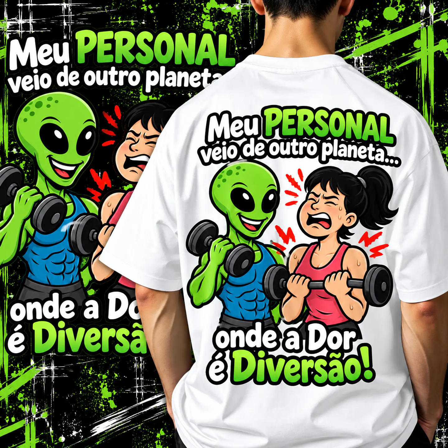 Pack Humor + 50 Artes PNG para Camisetas | DTF, Sublimação  5