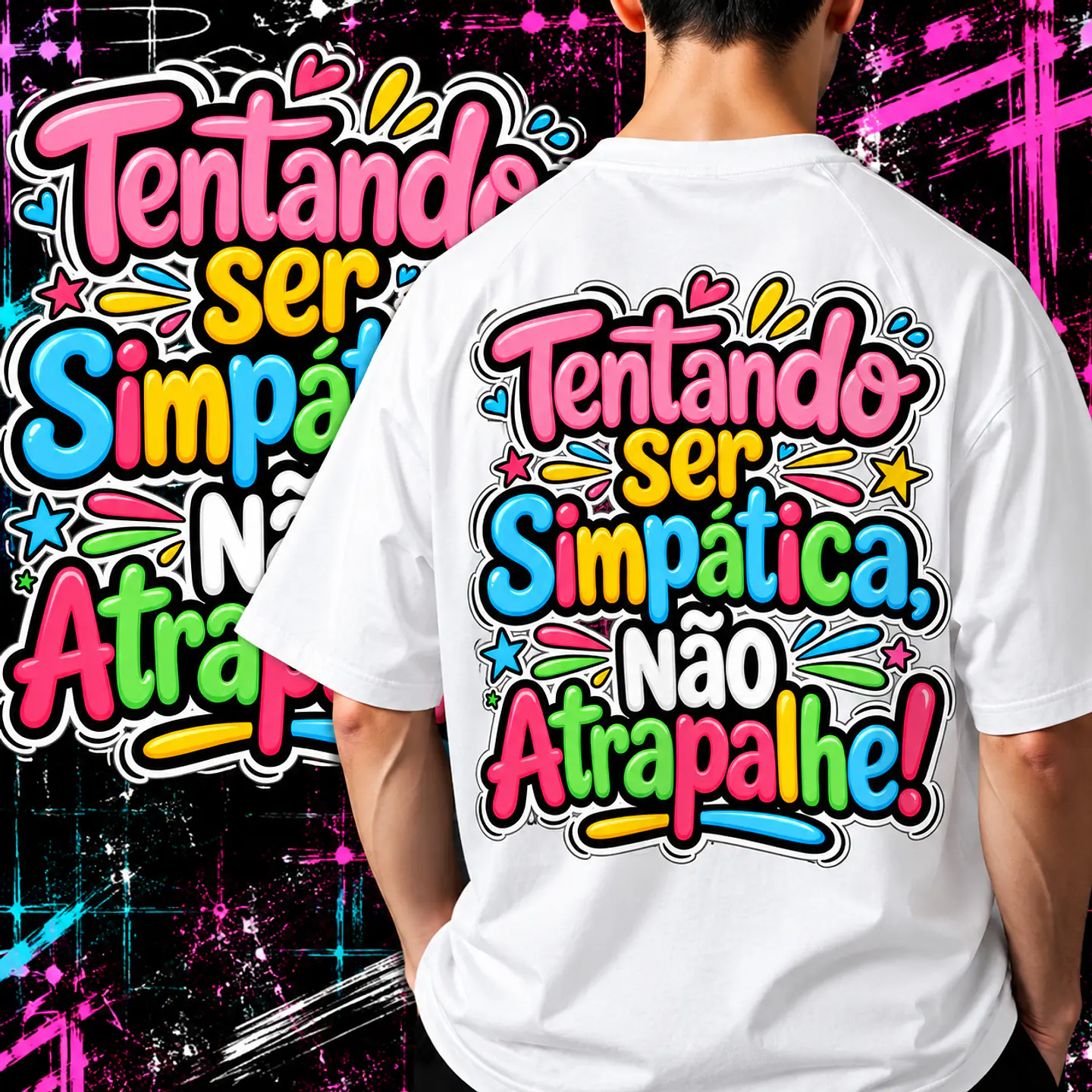 Pack Humor + 50 Artes PNG para Camisetas | DTF, Sublimação  8