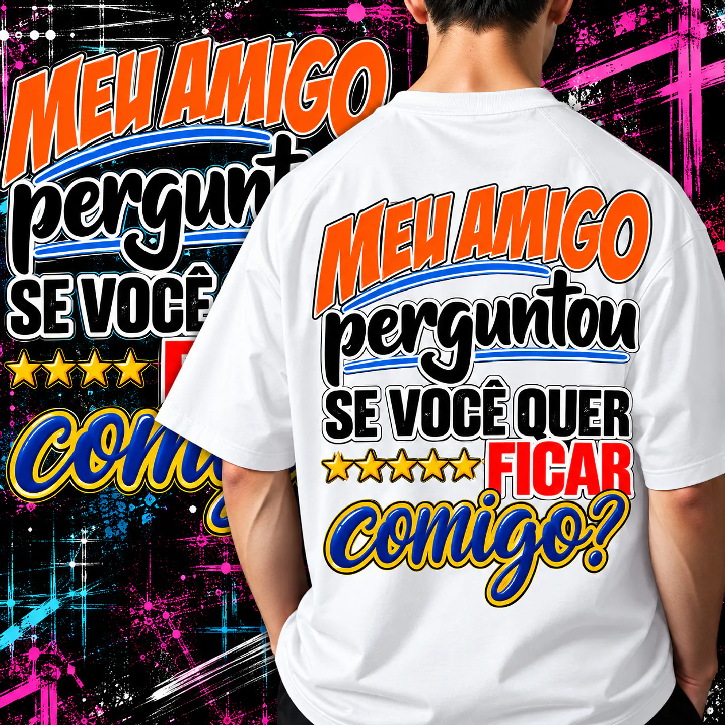 Pack Humor + 50 Artes PNG para Camisetas | DTF, Sublimação  10