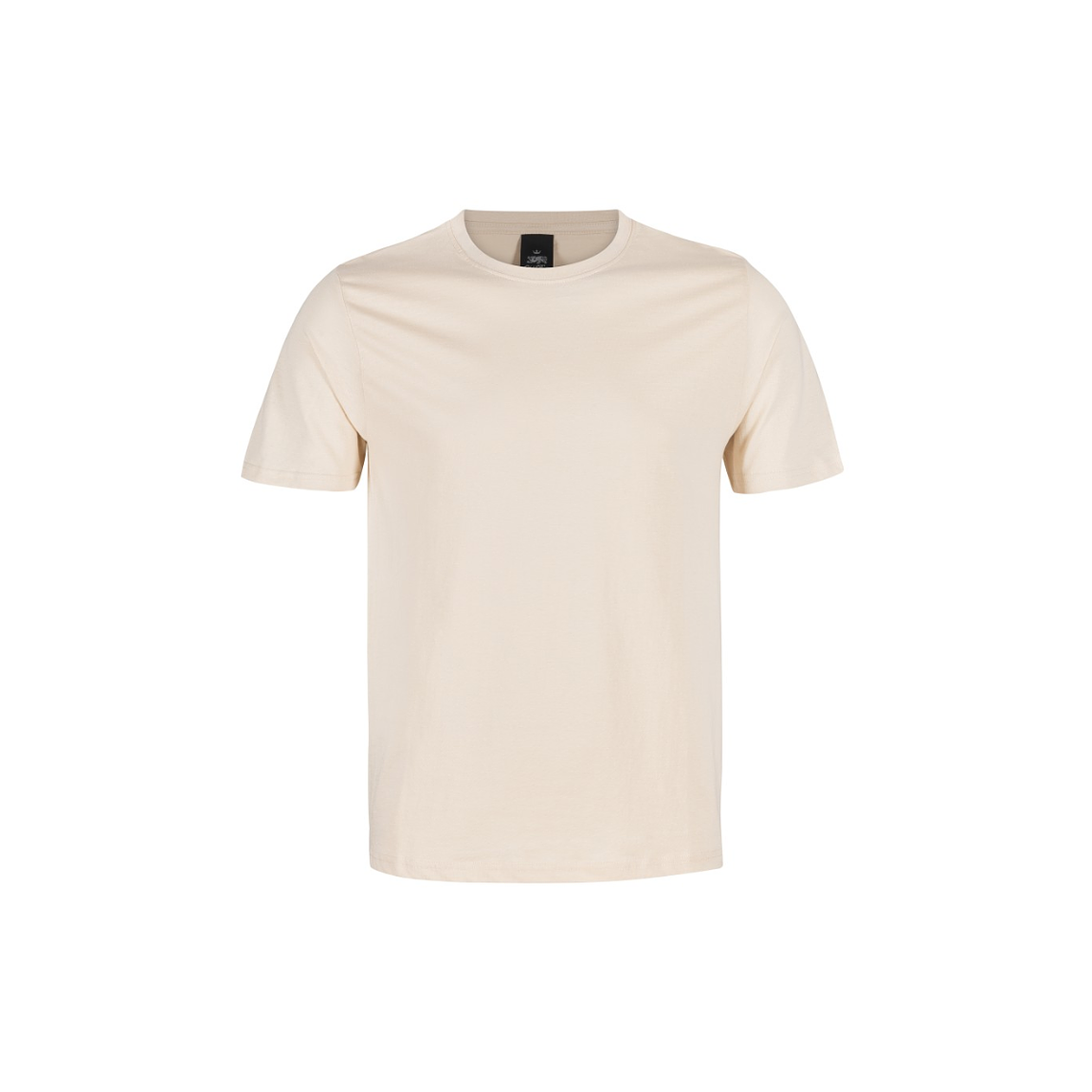 Polera arena lisa algodón unisex 1