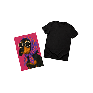 Kit Creativo Textil Niños perrito salchicha