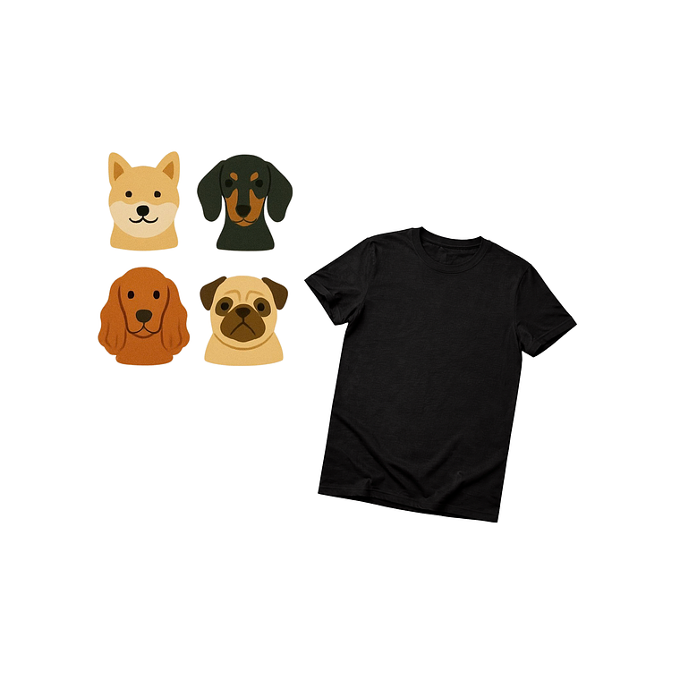 Kit Creativo Textil Niños perrito head 1