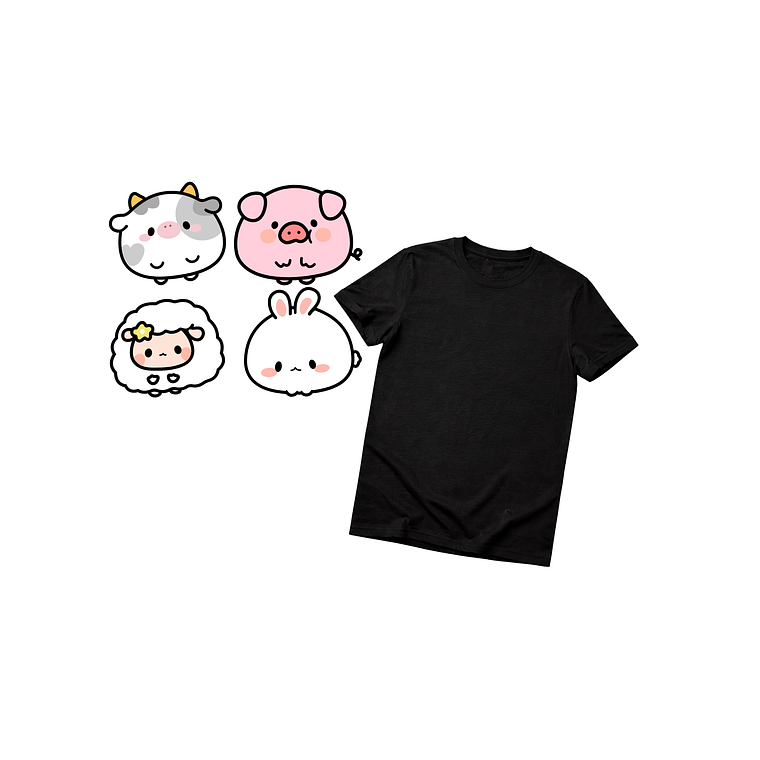 Kit Creativo Textil Niños farm 1