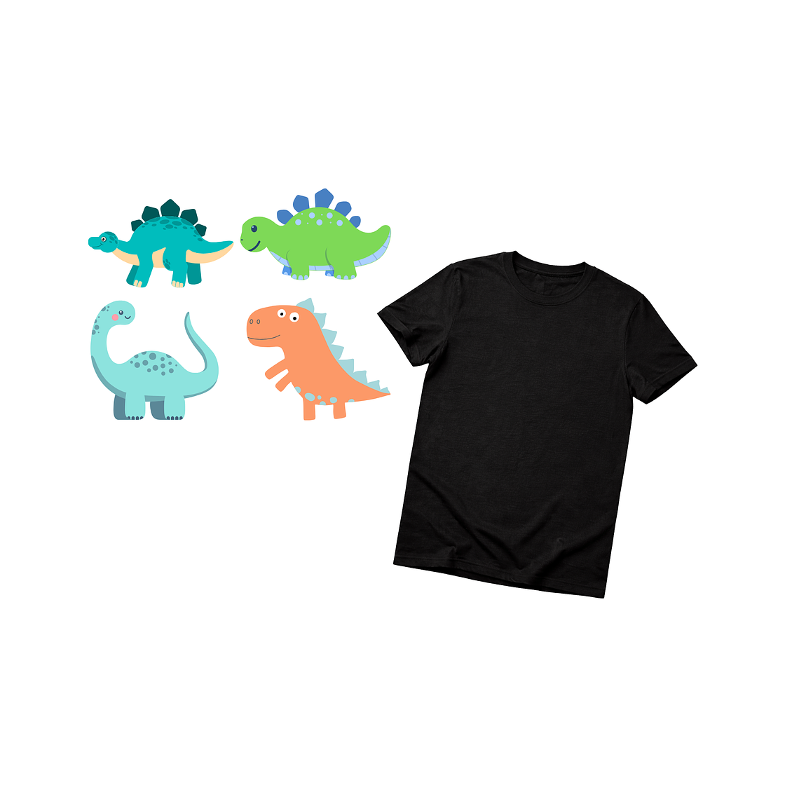 Kit Creativo Textil Niños dinosaurios 1