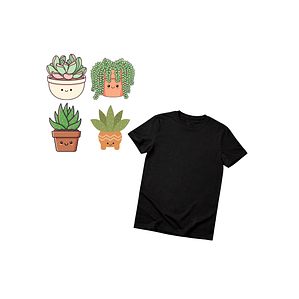 Kit Creativo Textil Niños suculenta