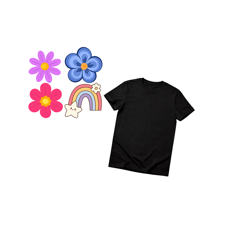 Kit Creativo Textil Niños flower 1