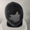 Black Fencing Mask L