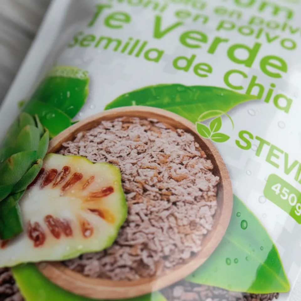 Fibra Psyllium Linaza Alcachofa Te Verde Chia X450g 5