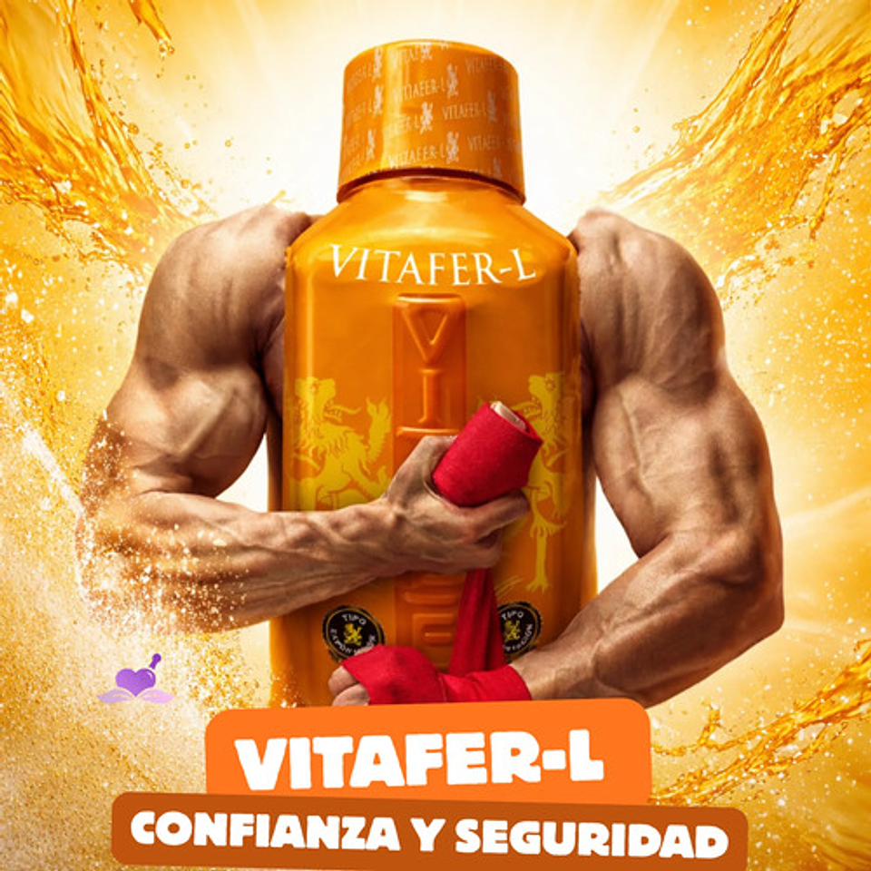 Vitáfer X2- L Gold Bebida 500ml Energizante Original Natural 6