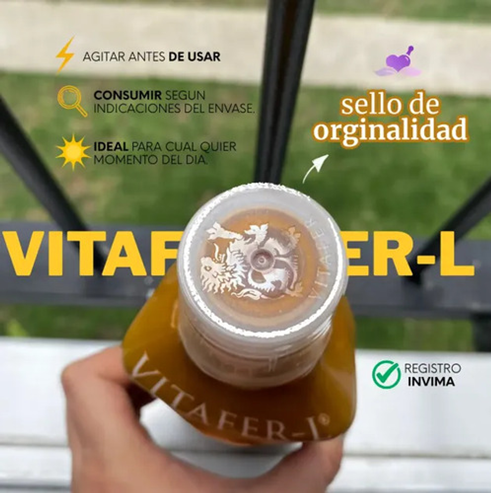 Vitafer Original Liquido Energizante Botella 500ml 5