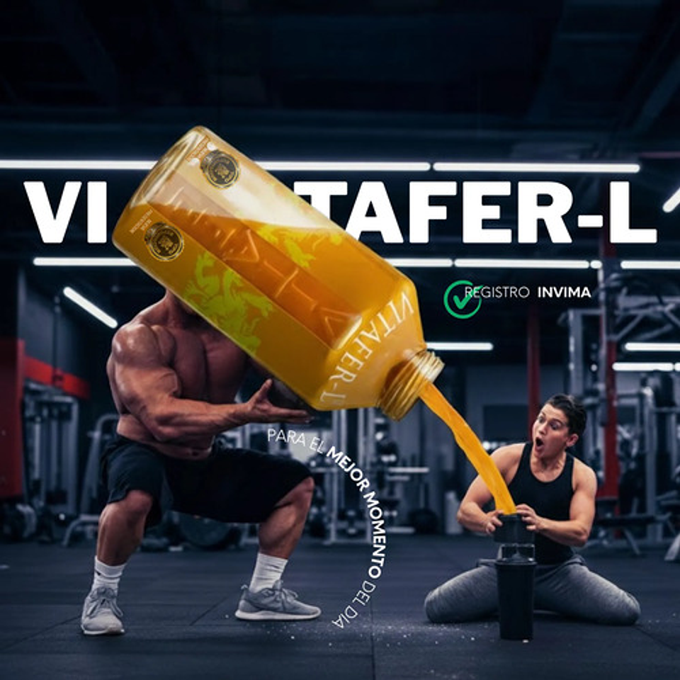 Vitáfer X2- L Gold Bebida 500ml Energizante Original Natural 5