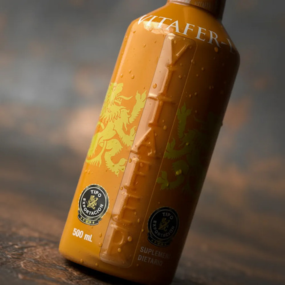 Vitáfer X2- L Gold Bebida 500ml Energizante Original Natural 12