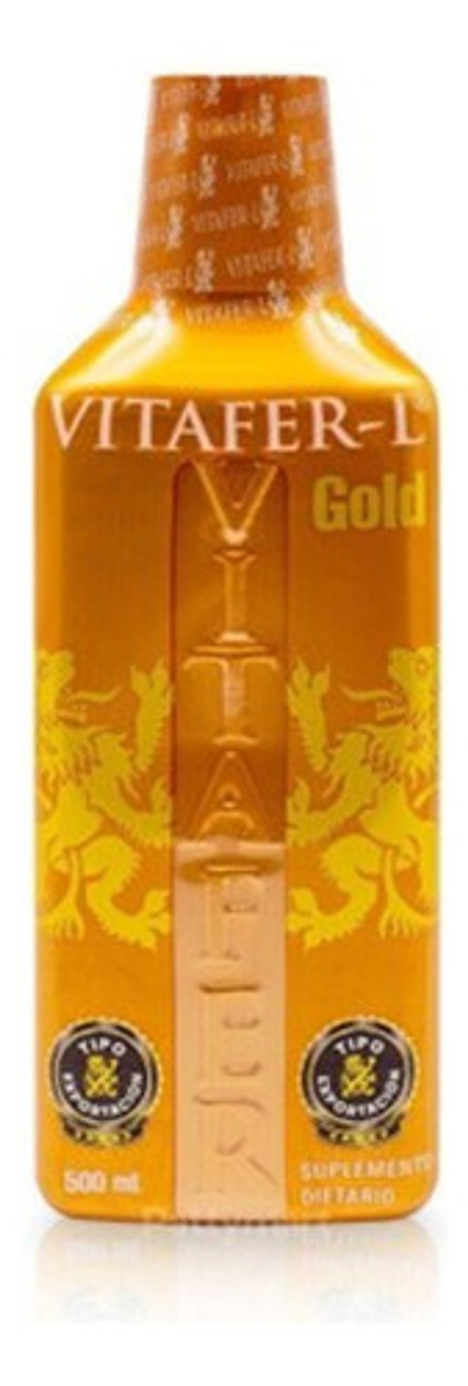 Vitafer-l Gold | Multivitaminico Potenciador | 500ml Pack X 3 Caramelo 4
