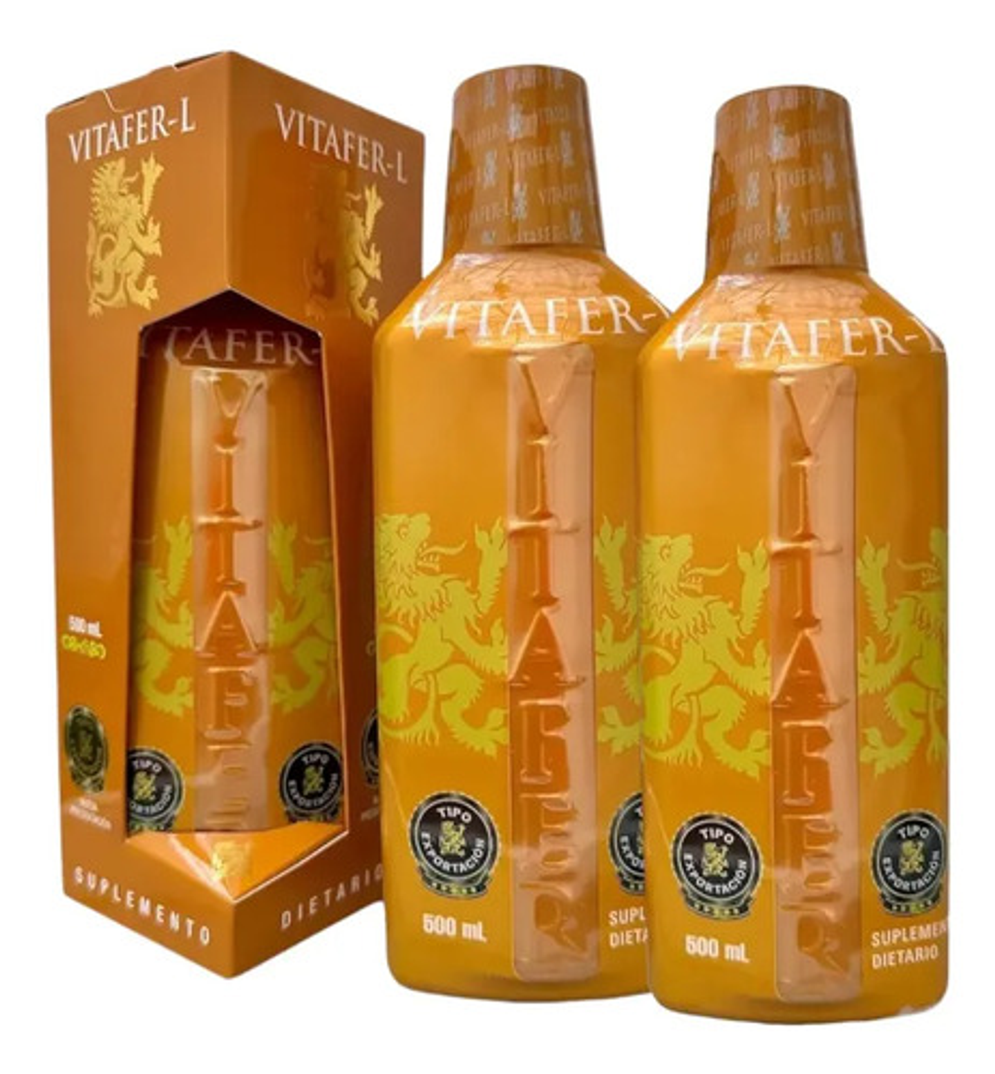 Vitáfer X3- L Gold Bebida 500ml Energizante Original Natural 1