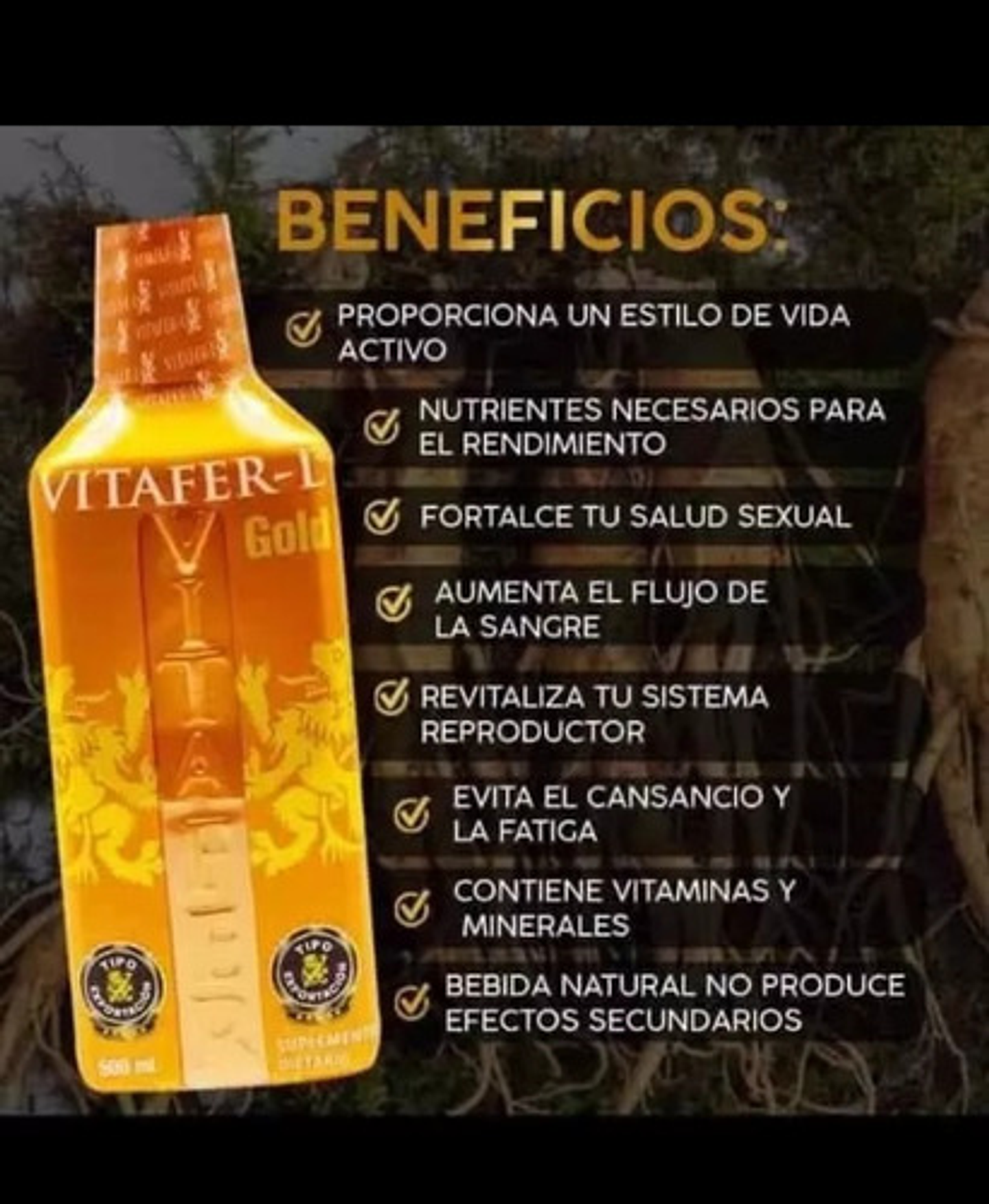 Vitafer-l Pack X 6 Multivitaminico Potenciador | 500ml Pack 8