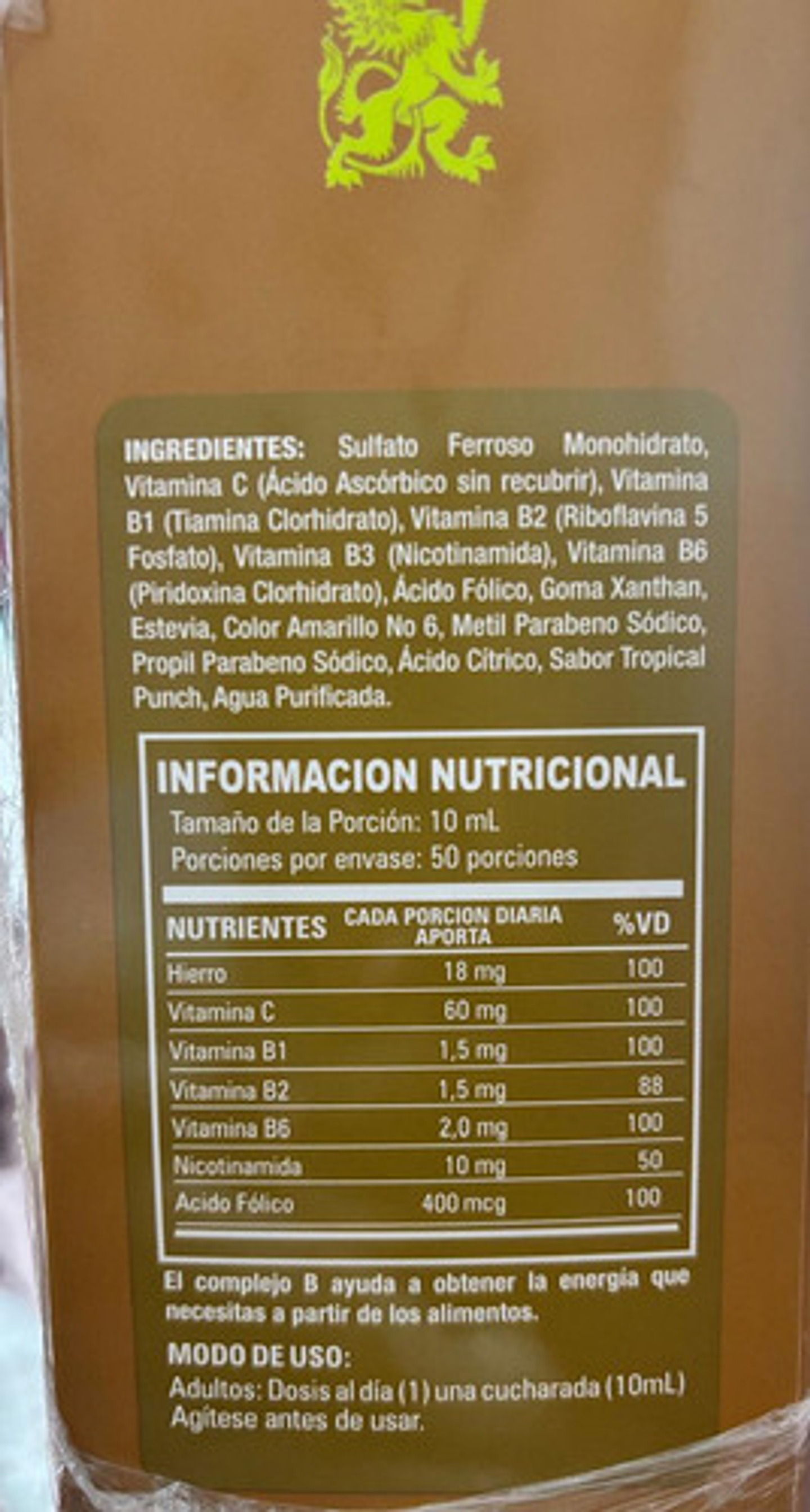 Vitafer-l Pack X 6 Multivitaminico Potenciador | 500ml Pack 9